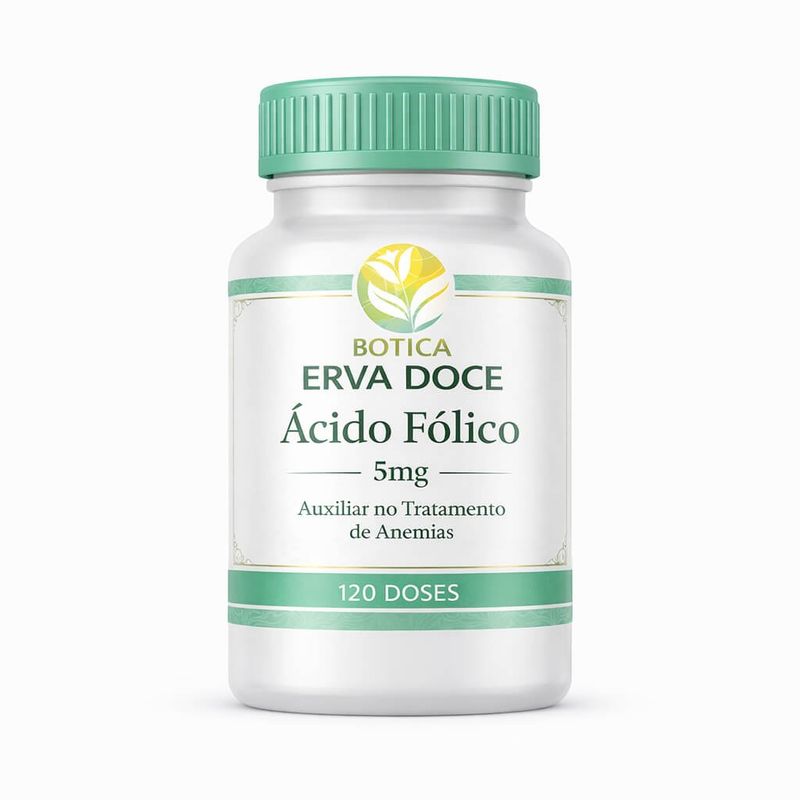 Acido Folico 5mg 120 cápsulas