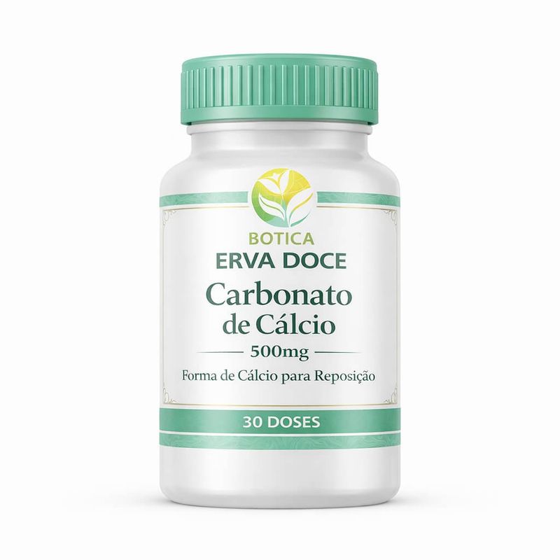 Carbonato de Cálcio 500mg 30 Doses