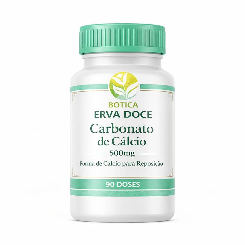 Carbonato de Cálcio 500mg 90 Doses