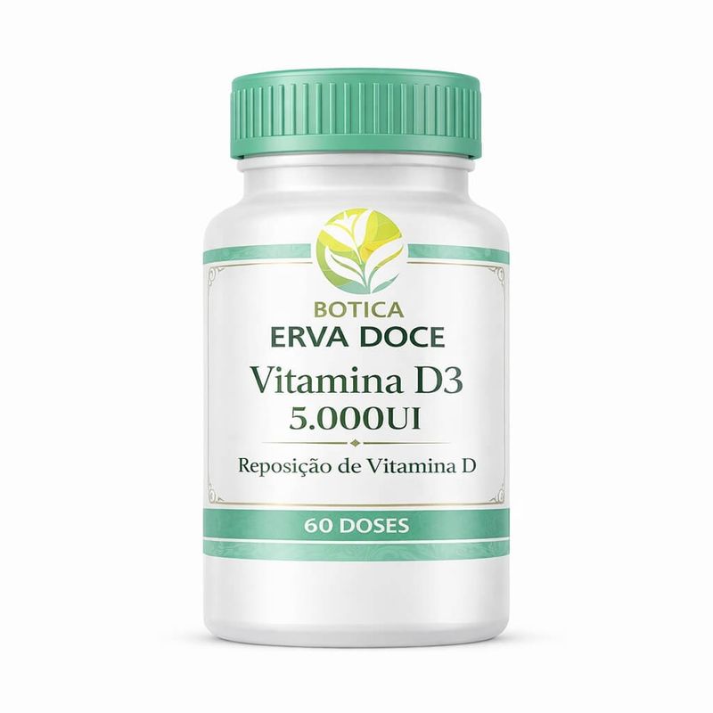 Vitamina D3 5.000UI 60 Capsulas