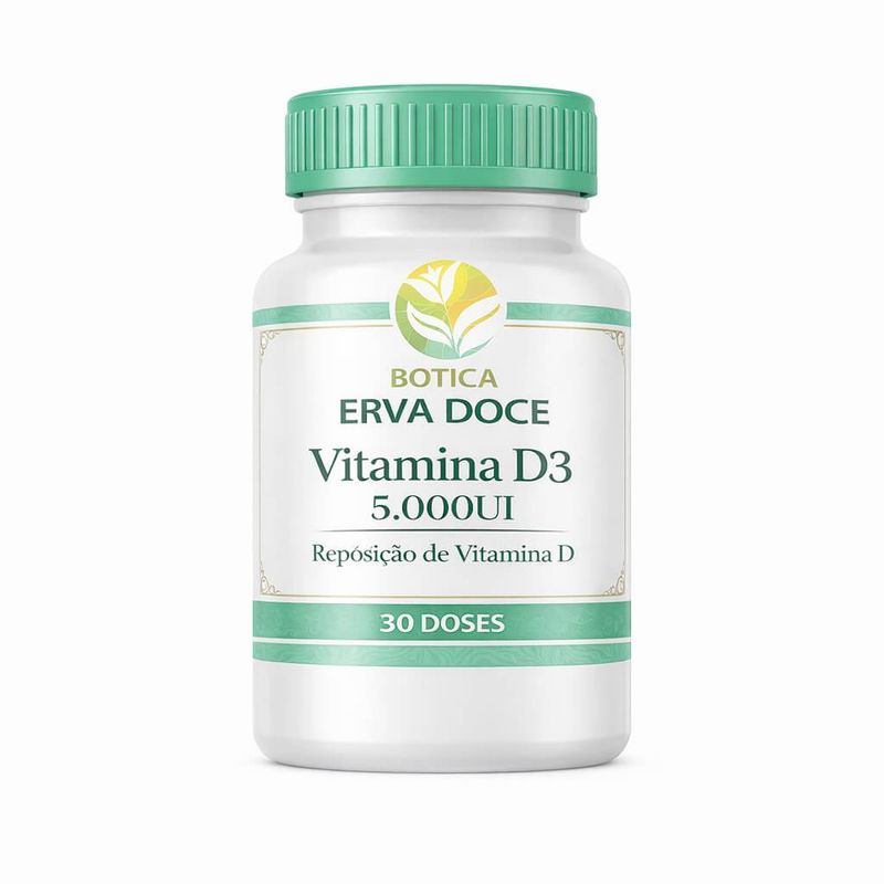 Vitamina D3 5.000UI 30 Capsulas