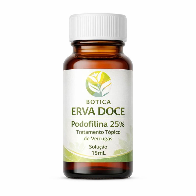 Podofilina 25% Solução 15mL