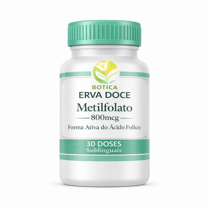 Metilfolato 800mcg 30 Doses Sublinguais