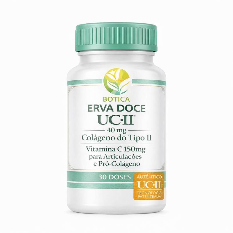 UCII 40mg + Vitamina C 150mg  30 capsulas