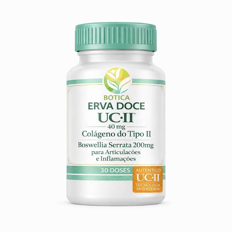 Boswellia Serrata 200mg + Colageno tipo 2 UCII 40mg 200mg 30 doses