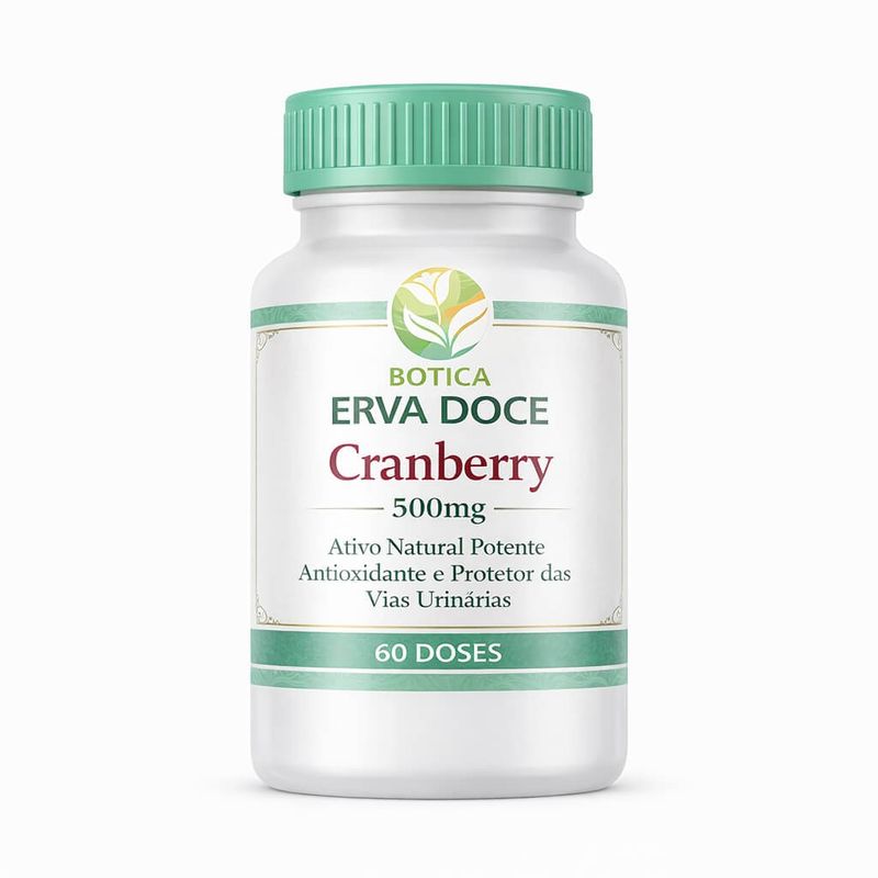 Cranberry 500mg –  Equilíbrio Urinário 60 Doses