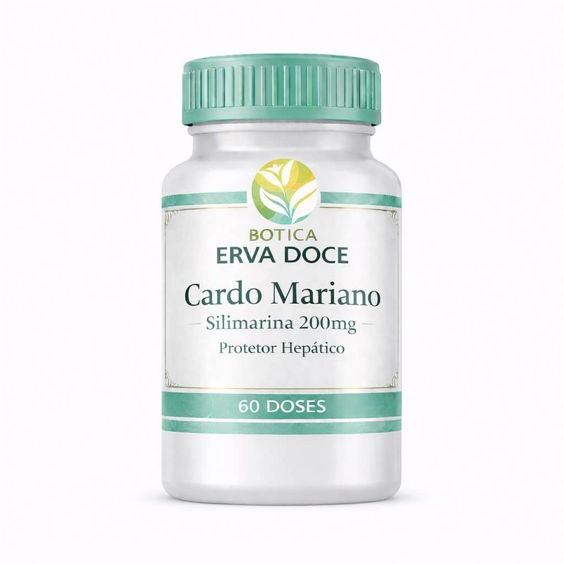 Silimarina Cardo Mariano 200mg 60 Doses