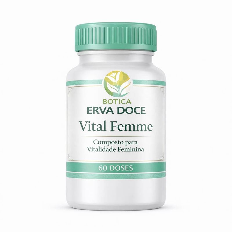 Vital Femme Suplemento Feminino 60 caps Energia e Vitalidade