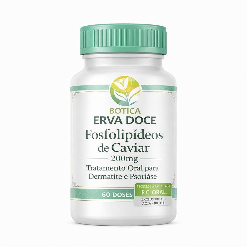 Fosfolipideos de Caviar 200mg 60 Doses