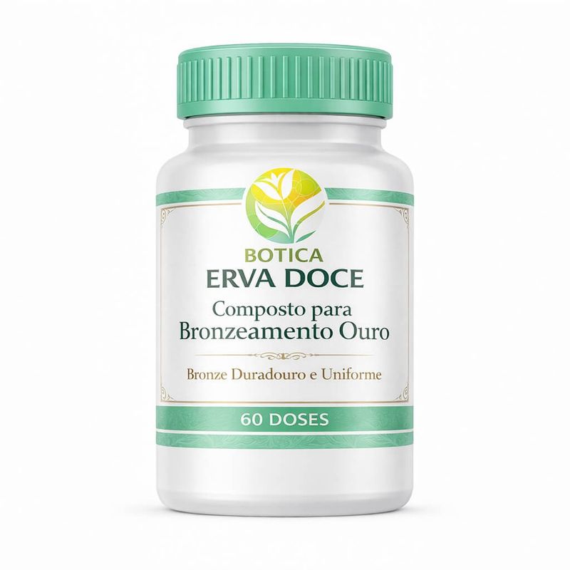 Capsula Bronzeadora Betacaroteno e Urucum 60 Doses