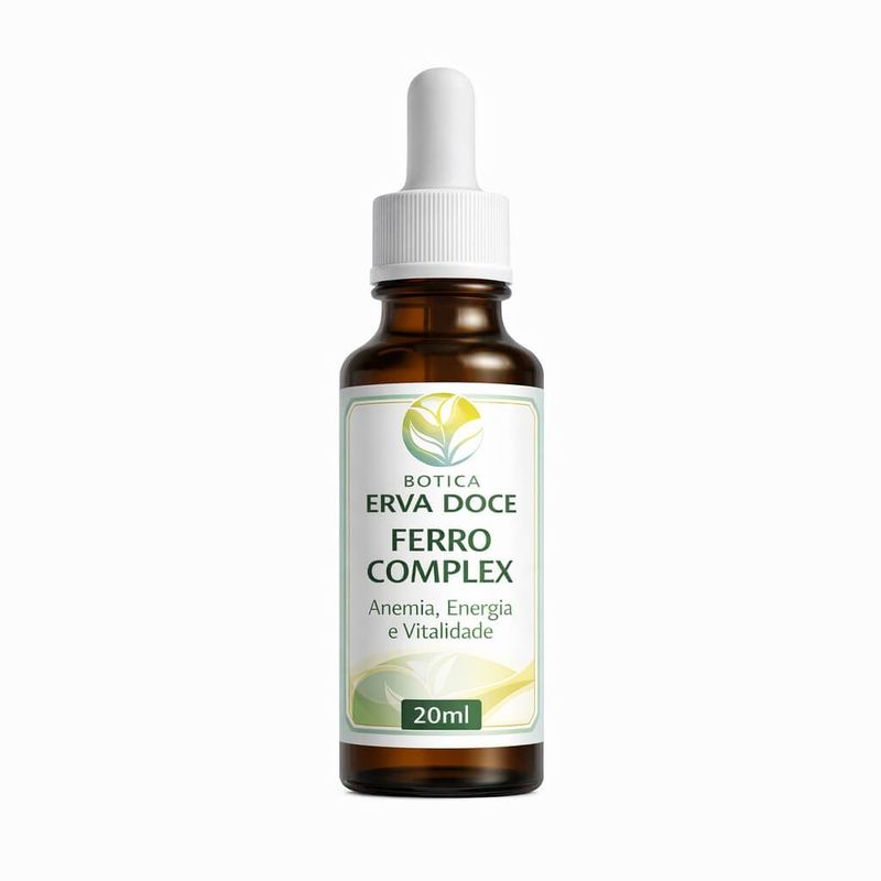 Ferro Complex 20mL: Ferro em Gotas de Alta Absorção