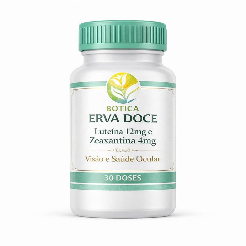 Luteina 12mg e Zeaxantina 4mg 30 caps: Visão e Saúde Ocular