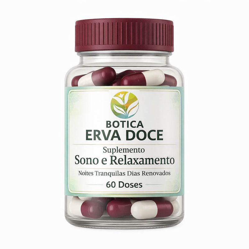 Suplemento Sono e Relaxamento 60 caps: Durma Melhor