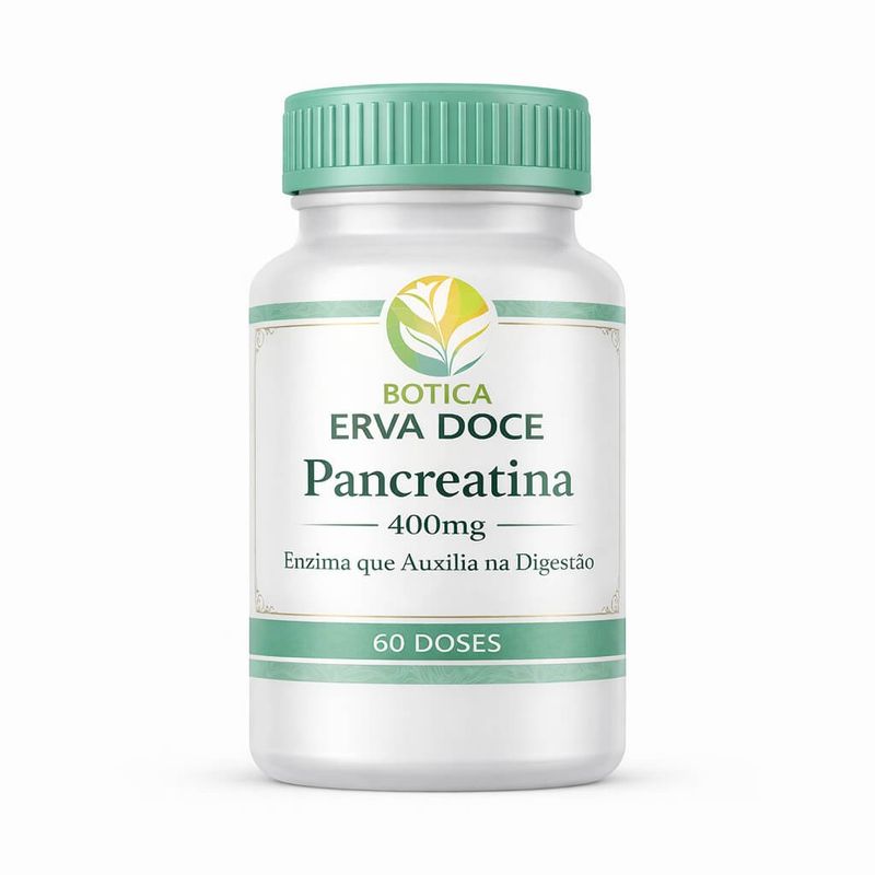 Pancreatina 400mg 60 Doses Gastrorresistentes