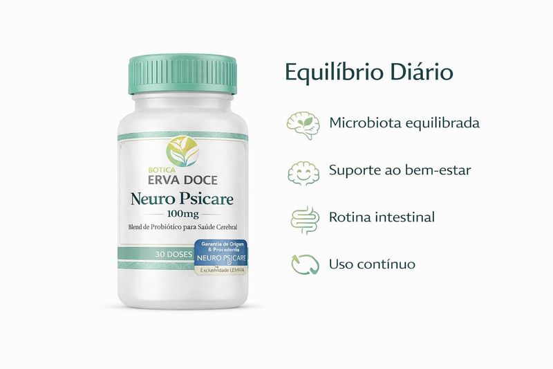 Pool Probioticos Neuro Psicare 100mg 60 Doses