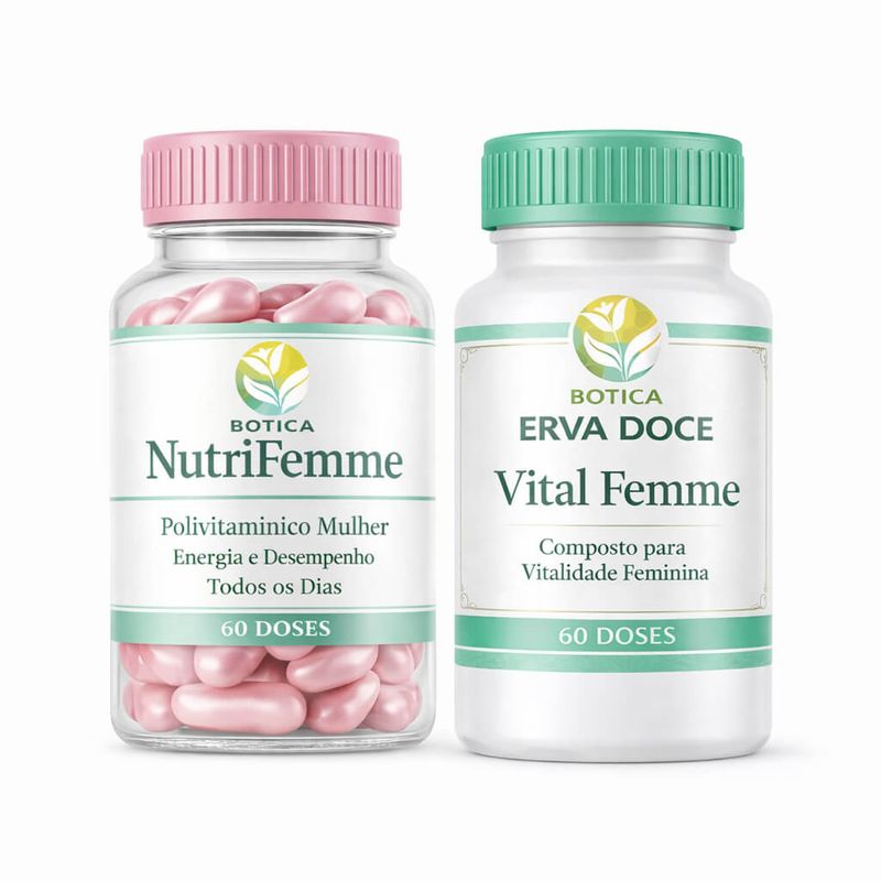 Kit NutriVital Femme Performance, Beleza e Vitalidade