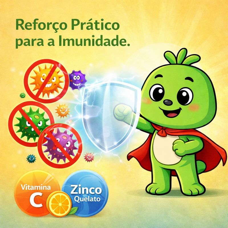 Gummy de Vitaminas Kids 60 Und Morango: Nutrição diária