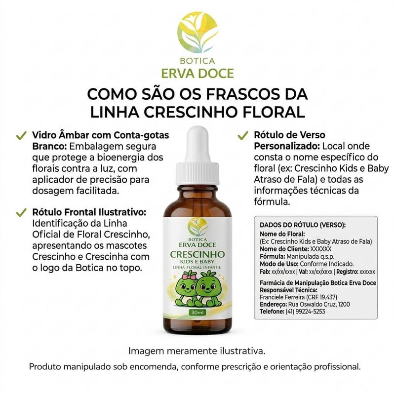 Kit  Soninho Sereno Crescinho: Homeopatia, Floral e Roll-on