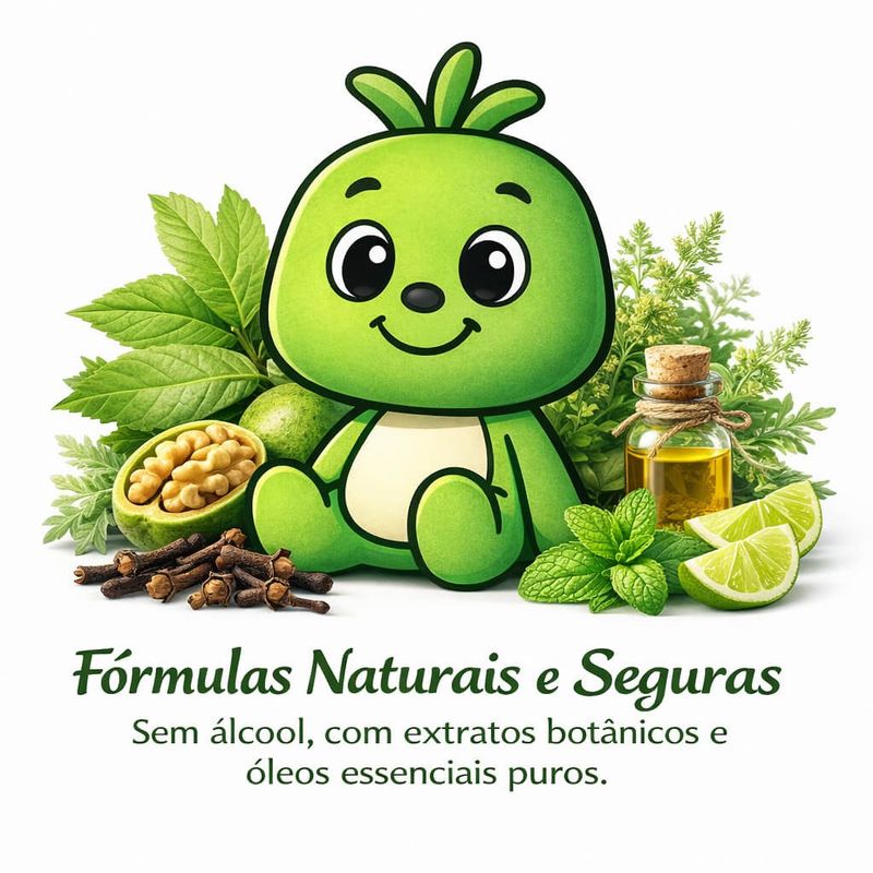 Kit Desparasitação Natural Infantil Crescinho Kids e Baby
