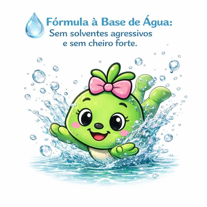 Esmalte Hipoalergênico Estrelinha 10mL Crescinho Kids e Baby