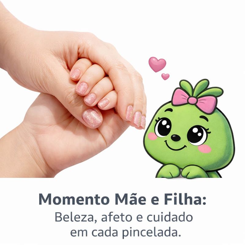 Esmalte Hipoalergênico Estrelinha 10mL Crescinho Kids e Baby