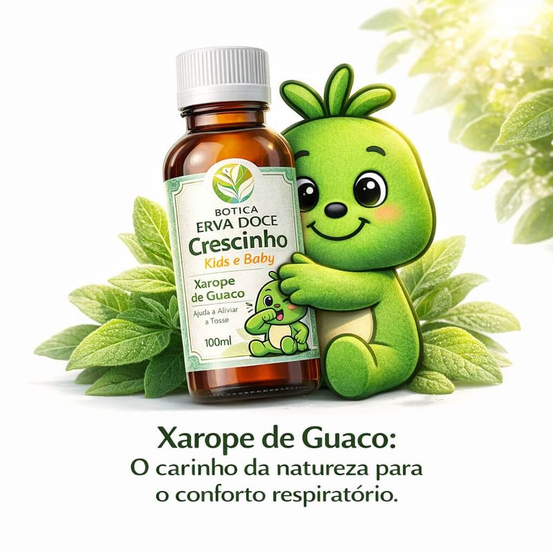 Xarope Guaco e Propolis Crescinho Kids 100mL: Alívio Natural