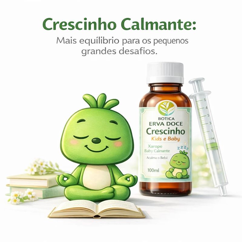 Xarope Calmante Crescinho Kids 100mL Equilíbrio e Relaxamento
