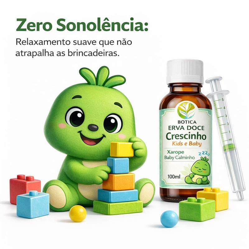 Xarope Calmante Crescinho Kids 100mL Equilíbrio e Relaxamento