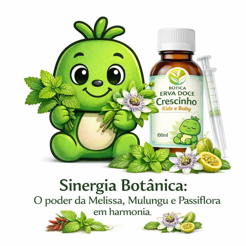 Xarope Calmante Crescinho Kids 100mL Equilíbrio e Relaxamento