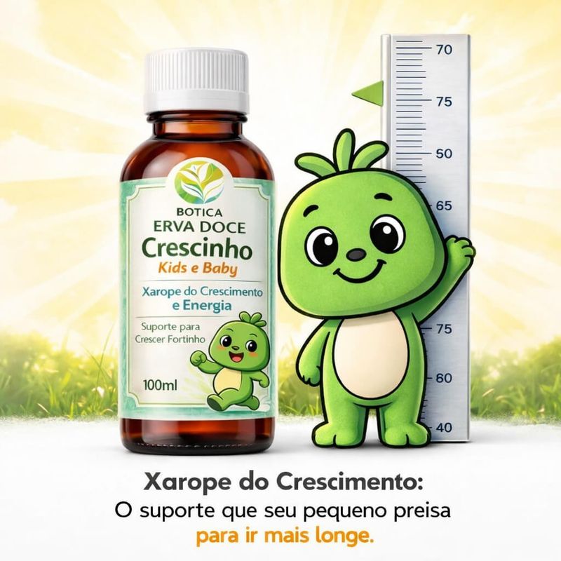 Xarope do Crescimento Crescinho Kids 100ml Multivitaminas