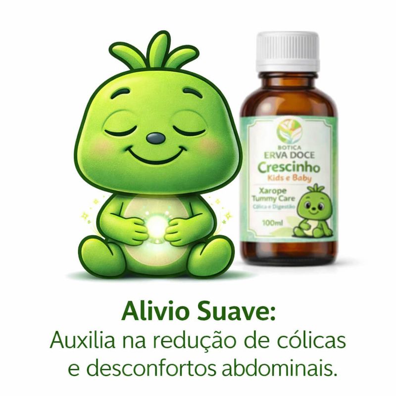 Xarope Colica e Digestao Crescinho Kids Tummy Care 100mL