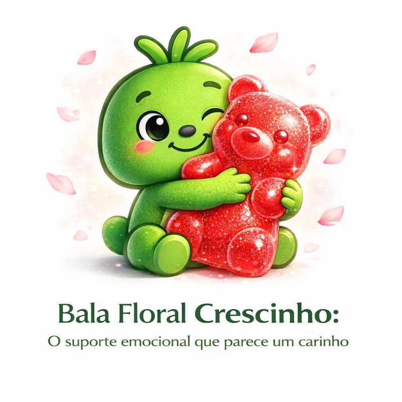 Bala Floral Crescinho Equilíbrio Sensorial e Foco 30 unid