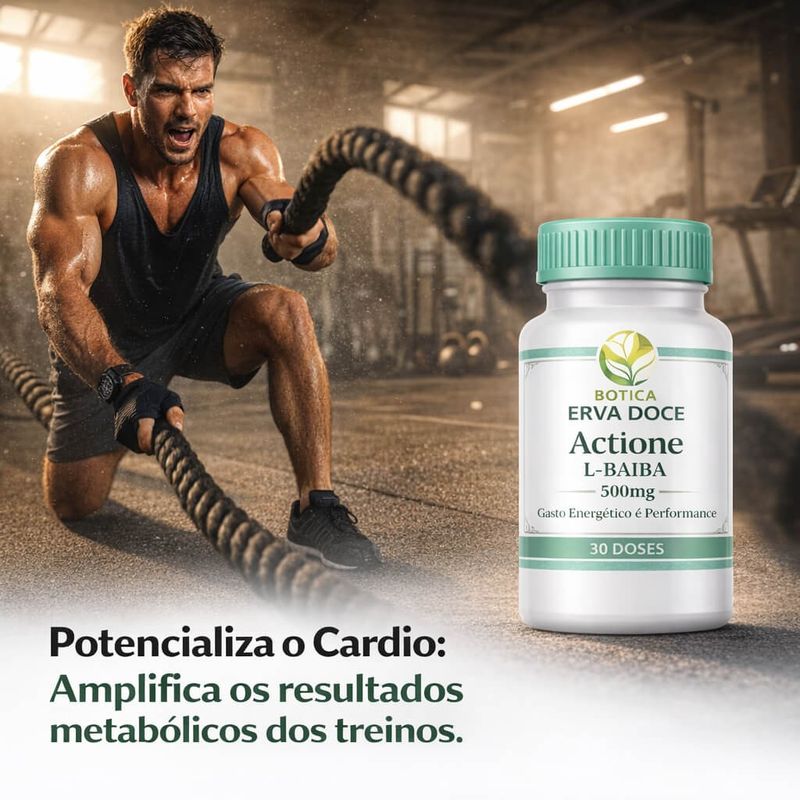 Actione L-BAIBA 500mg Gasto Energia Performance 30 capsulas