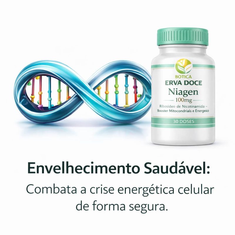 Niagen 100mg Ribosídeo de Nicotinamida 30 cápsulas