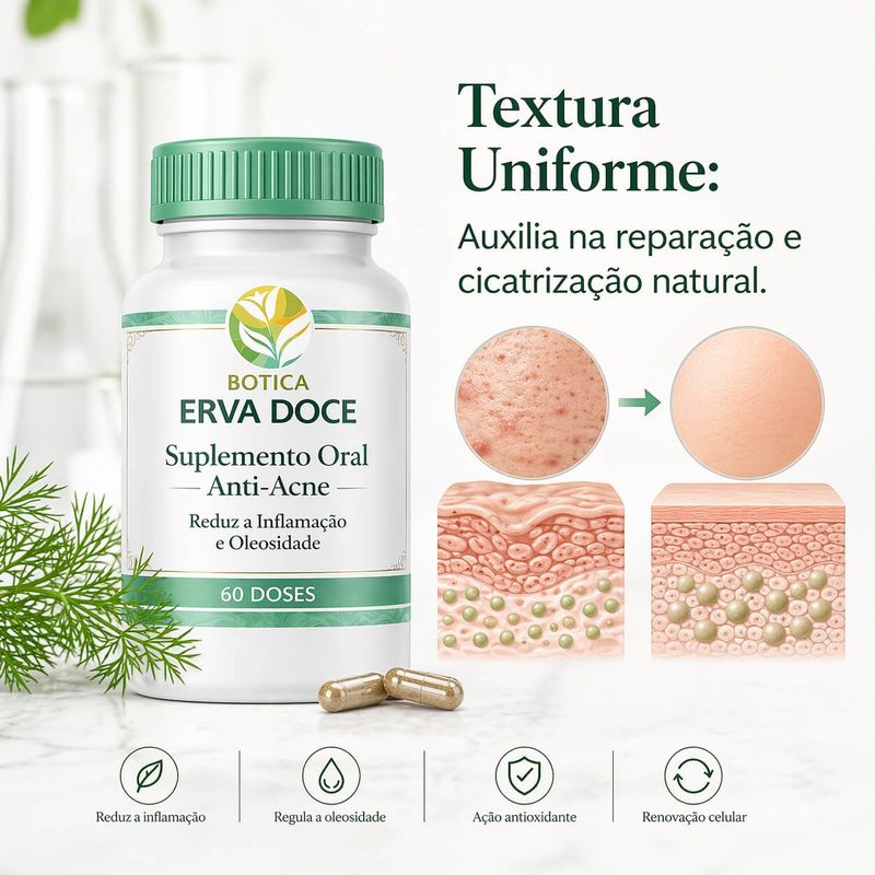 Suplemento AntiAcne 60 Doses