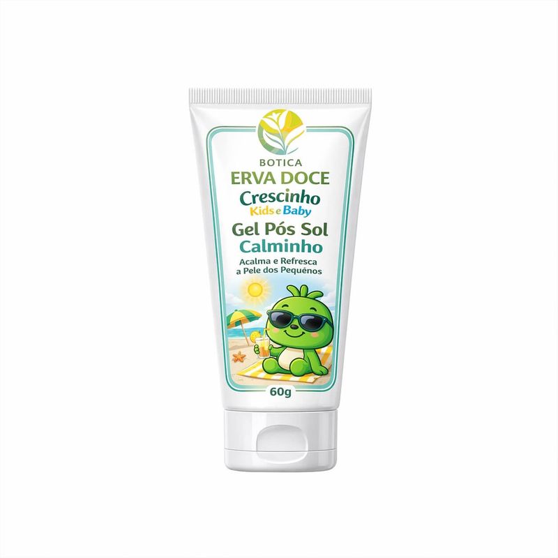 Gel Pós Sol Calminho 60g Crescinho Kids e Baby
