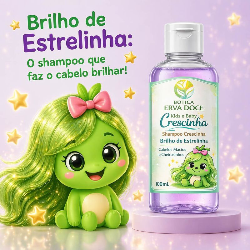 Shampoo Crescinha Brilho de Estrelinha 100mL