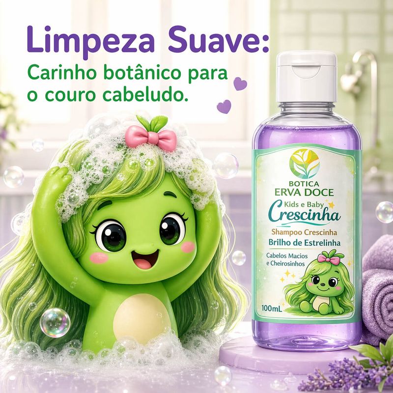 Shampoo Crescinha Brilho de Estrelinha 100mL