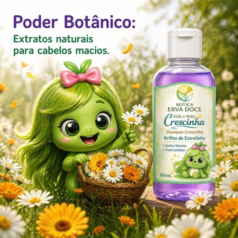 Shampoo Crescinha Brilho de Estrelinha 100mL