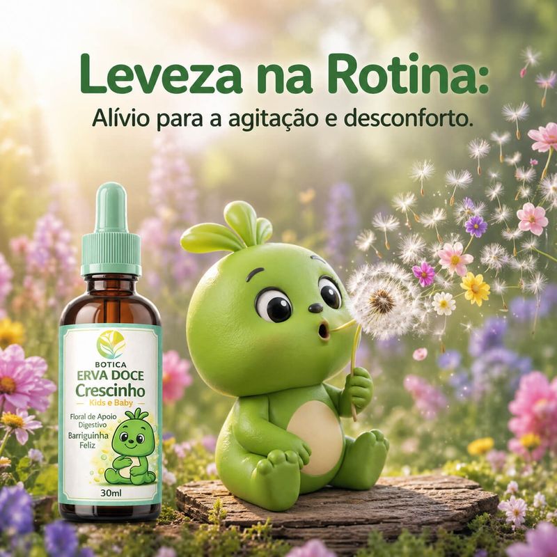 Floral Barriguinha Feliz Crescinho Kids e Baby 30mL