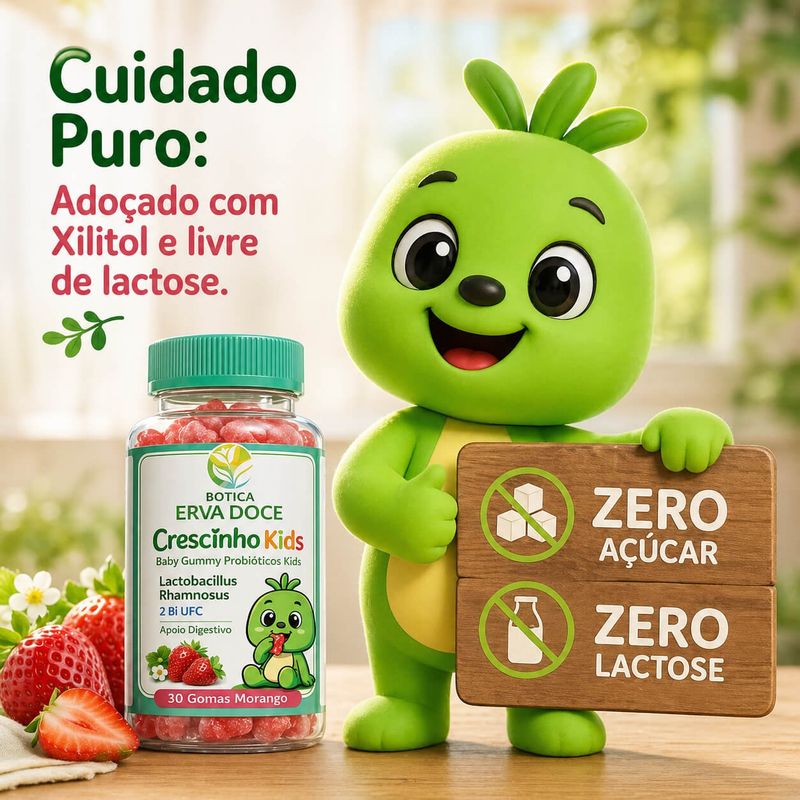 Gummy Probiótico Kids L. Rhamnosus 2 BiUFC Morango 30und