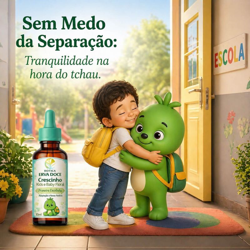 Floral Primeira Escola Crescinho Baby Adaptação Escolar 30mL