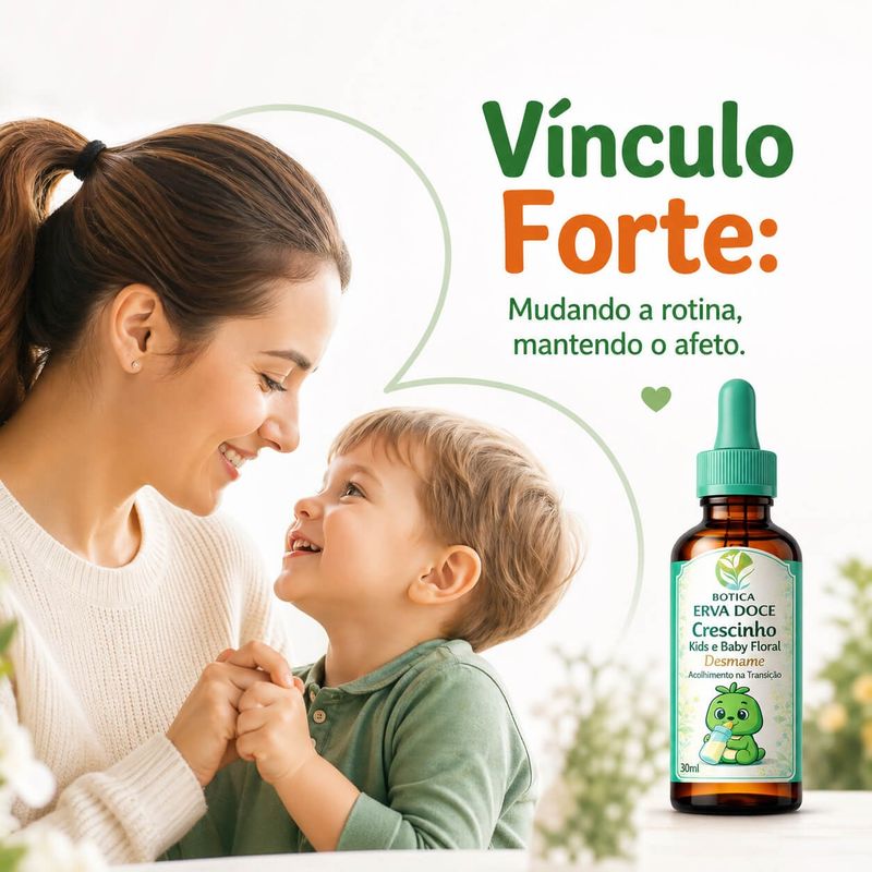 Floral Desmame Crescinho Baby 30mL: Acolhimento na Transição