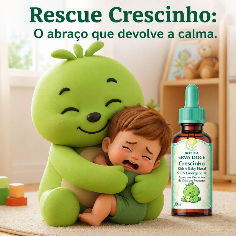 Floral Emergencial Rescue 30mL Crescinho Kids e Baby