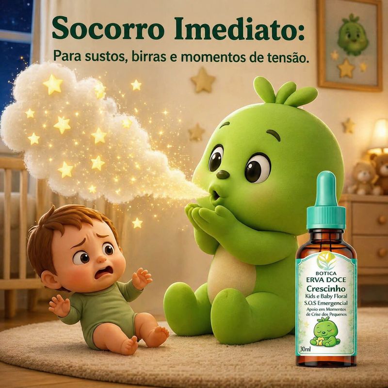 Floral Emergencial Rescue 30mL Crescinho Kids e Baby