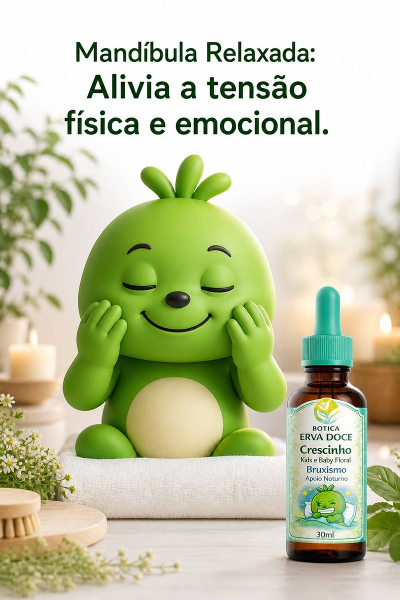 Floral Bruxismo 30mL Crescinho Kids e Baby: Produto Natural