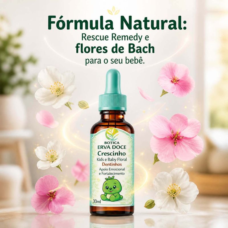 Floral Dentinhos Crescinho Kids e Baby 30mL
