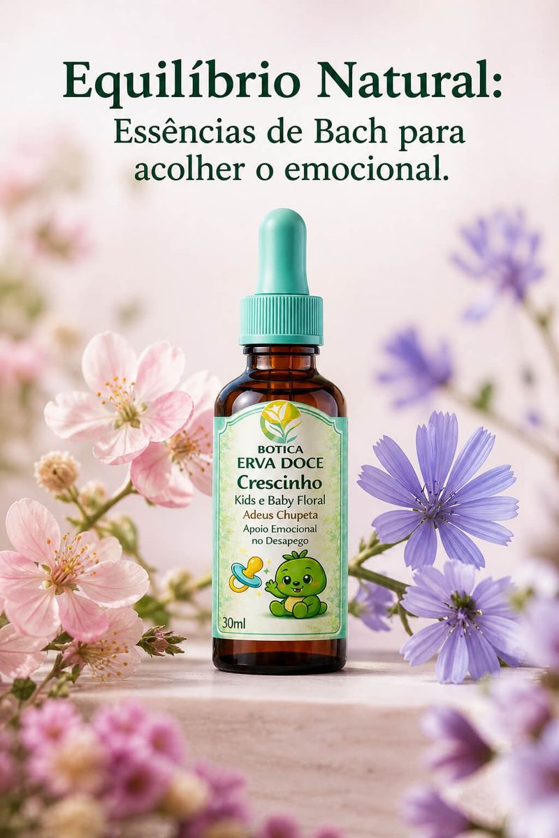 Floral Crescinho Kids e Baby Adeus Chupeta 30mL