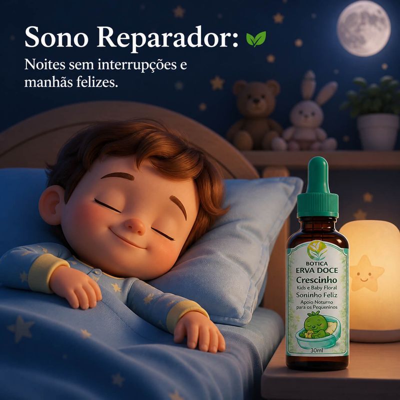 Crescinho Kids e Baby Floral Soninho Feliz 30mL: Serenidade
