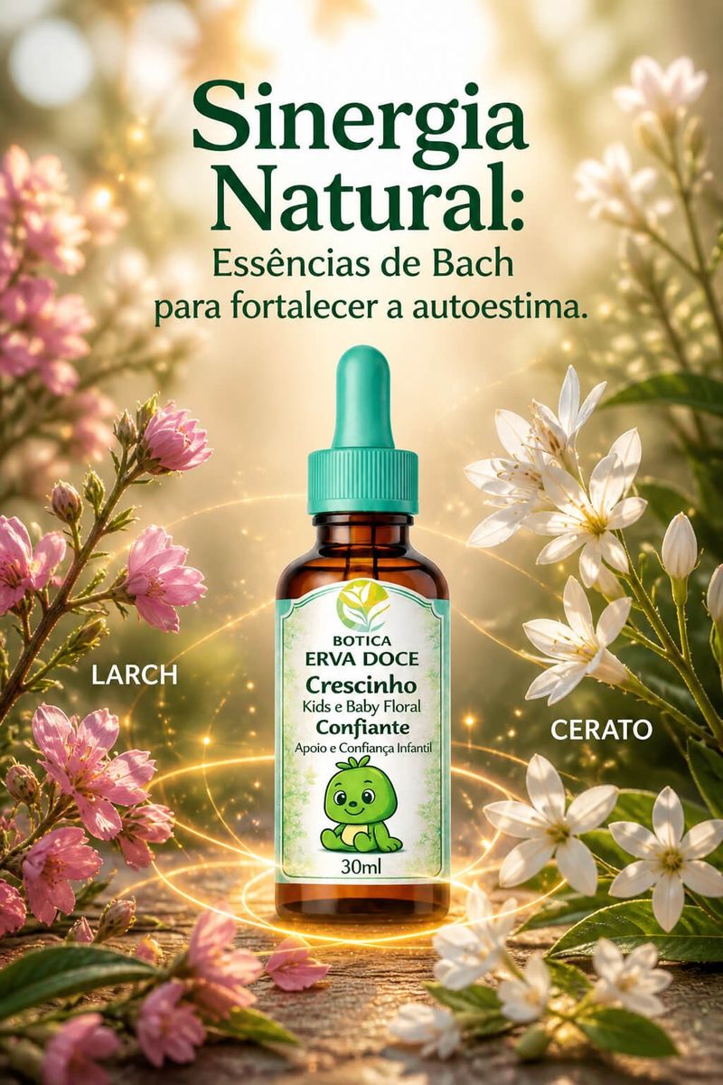 Floral Confiante Crescinho Kids e Baby 30mL Autoconfiança